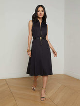 Kylo Poplin Shirt Dress in Black