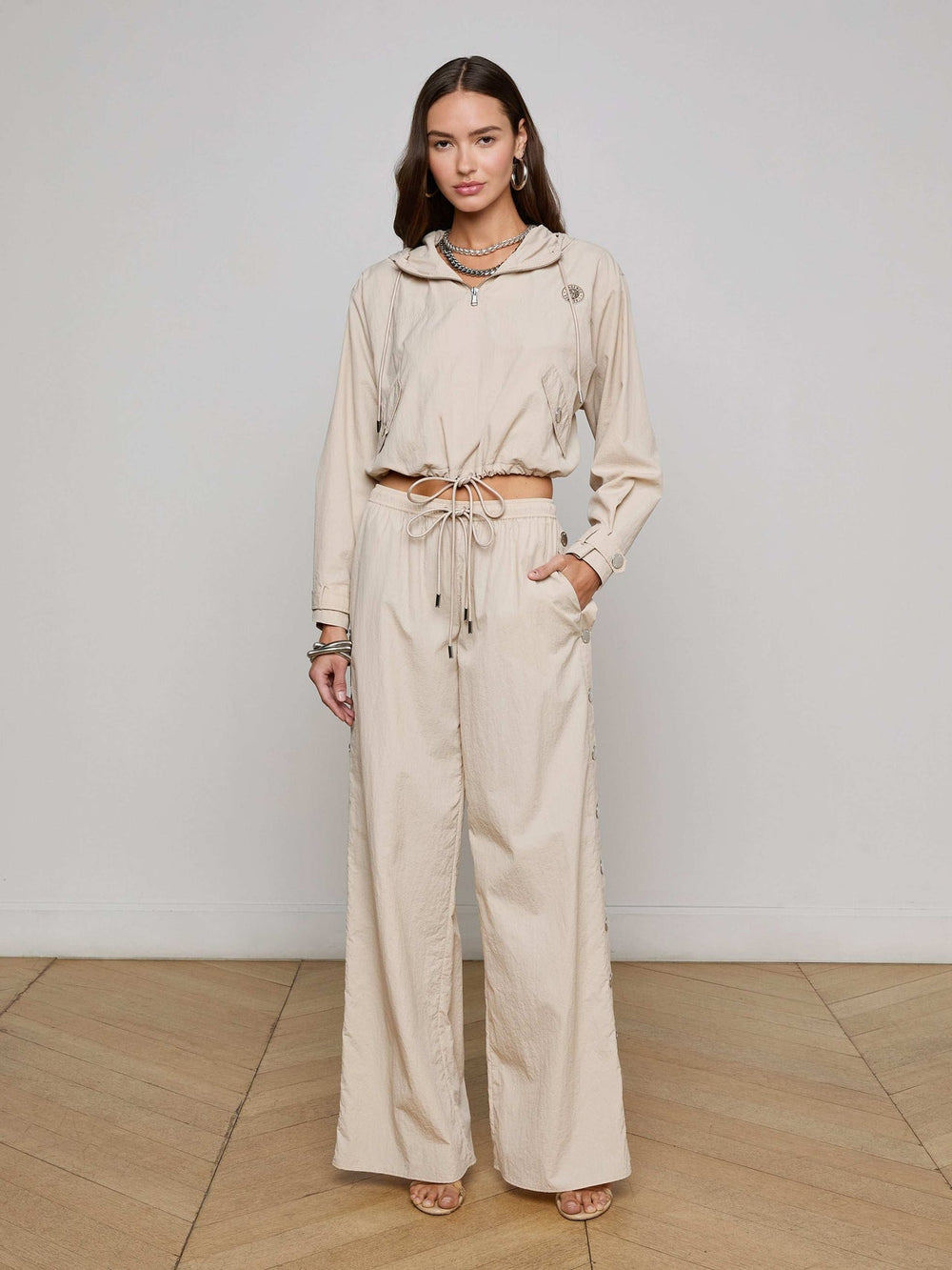 Valkyrie Snap Pant in Cement