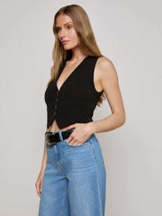 Jianna Vest in Black