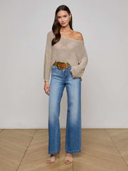 Ethan Knit Pullover in Taupe