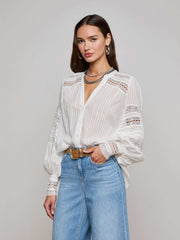 Kiera Blouse in Ivory