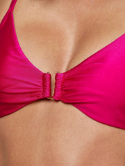 Yazmin Bikini Top in Fuschia