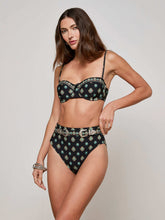 Alexandria Bikini Top in Black