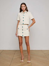 Truman Mini Skirt in Ivory