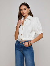 Cove Cropped Tweed Jacket in White