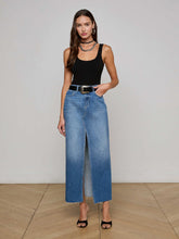 Rysa Jean Maxi Skirt in Woodrow