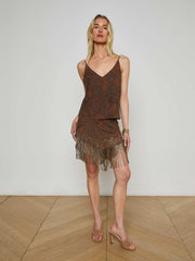 Kass Embellished Camisole in Pinecone