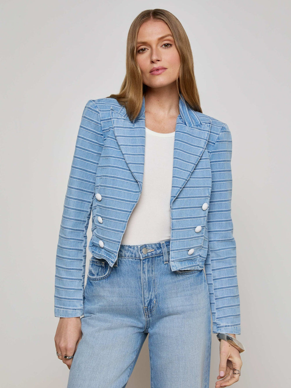 Dolly Striped Blazer in Tempe