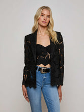 Clementine Lace Blazer in Black