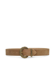 Adelle Suede Belt in Cappuccino