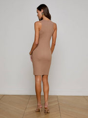 Ellis Racerback Dress in Ginger Snap