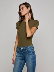 Ressi Fitted Tee in Pine