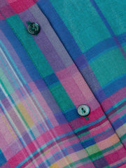 Cosette Plaid Shirt in Multi Colorful Plaid