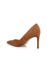 Maelle Suede Pump in Sand Suede