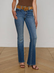 Cara Low-Rise Bootcut Jean in Alverez