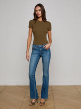 Cara Low-Rise Bootcut Jean in Bari