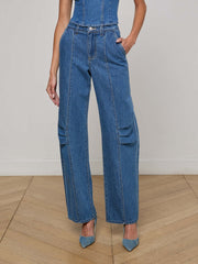 Zara Barrel-Leg Jean in Memphis