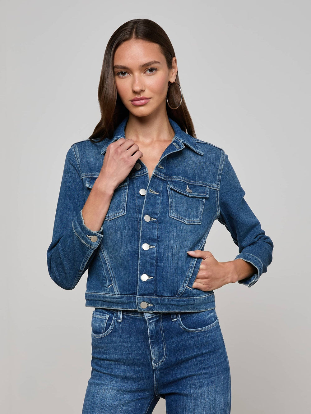 Maven Jean Jacket in Gage