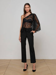 Vianna Lace Top in Black