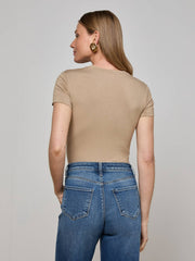 Ressi Fitted Tee in Rye
