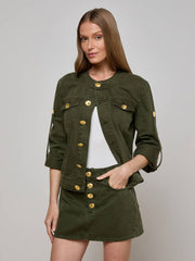 Anouk Jean Jacket in Picholine