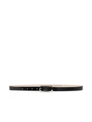 Leya Leather Belt in Black