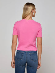 Stormy Cotton Tee in Pinktober