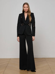 Clementine Lace Blazer in Black