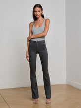 Ruth Coated Straight-Leg Jean in Dark Slate Grey Coated