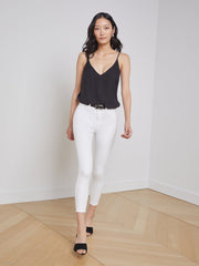 Gabriella Silk Camisole in Black