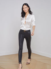 Dani Silk Blouse in Ivory
