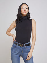 Ceci Sleeveless Turtleneck in Black