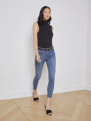 Ceci Sleeveless Turtleneck in Black