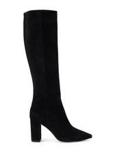 Christiane Knee High Boot in Black Suede