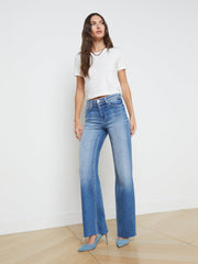 Donna Cotton Cropped Tee in White