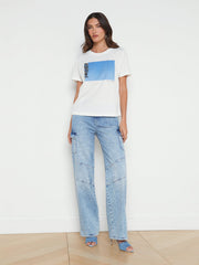 Leilani Maui Moon Tee in White