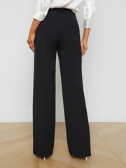 Livvy Straight-Leg Trouser in Black