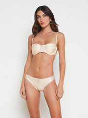 Nicole Bikini Bottom in Champagne