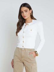 Toulouse Cardigan in Ivory