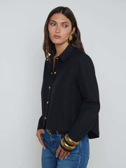 Cosette Shirt in Black/Gold