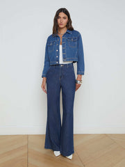 Koda Cropped Jean Jacket in Glendora