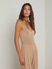 Lexi Silk Camisole in Cappuccino