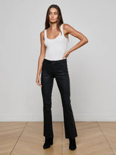 Sneeki Coated Straight-Leg Jean in Noir Coated
