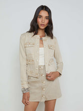 Yari Jean Jacket in Biscuit