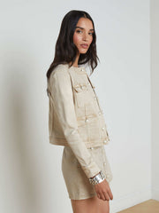 Yari Jean Jacket in Biscuit