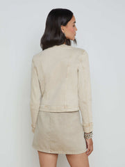 Yari Jean Jacket in Biscuit