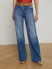 Clayton Wide-Leg Jean in Hampton
