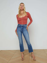Mira Cropped Bootcut Jean in Hampton
