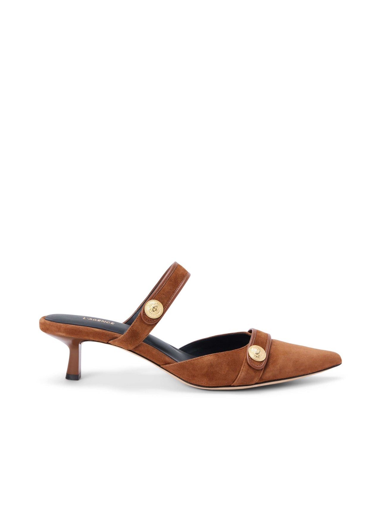 Gilliane Suede Mule in Buckskin Suede