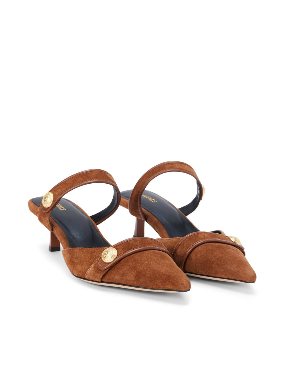Gilliane Suede Mule in Buckskin Suede